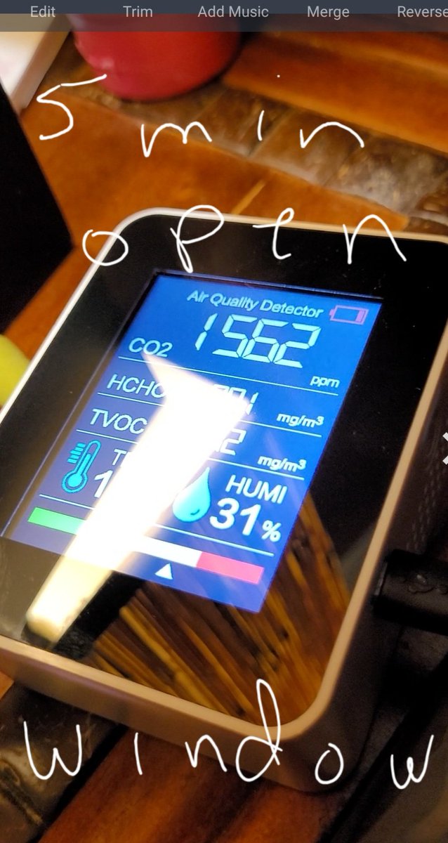 DrBarbKing's tweet photo. CO2 monitor as a proxy measure of air quality. A story in 3 slides: https://t.co/vQkYJl5Avm