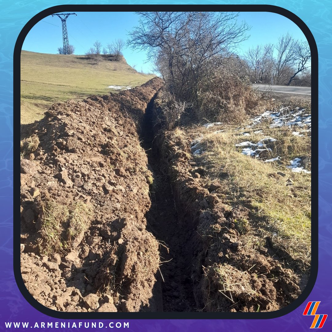 ArmeniaFund's tweet photo. Clean Potable 💧 Water For Residents of 🇦🇲 Baghanis
The soon to be completed Water Infrastructure Project for the residents of #Baghanis is another great 👌🏻 example of #ArmeniaFund putting your donation dollars to 💪🏻 work! @ArmeniaFund #Thankyou https://t.co/QPVJfQOh08
