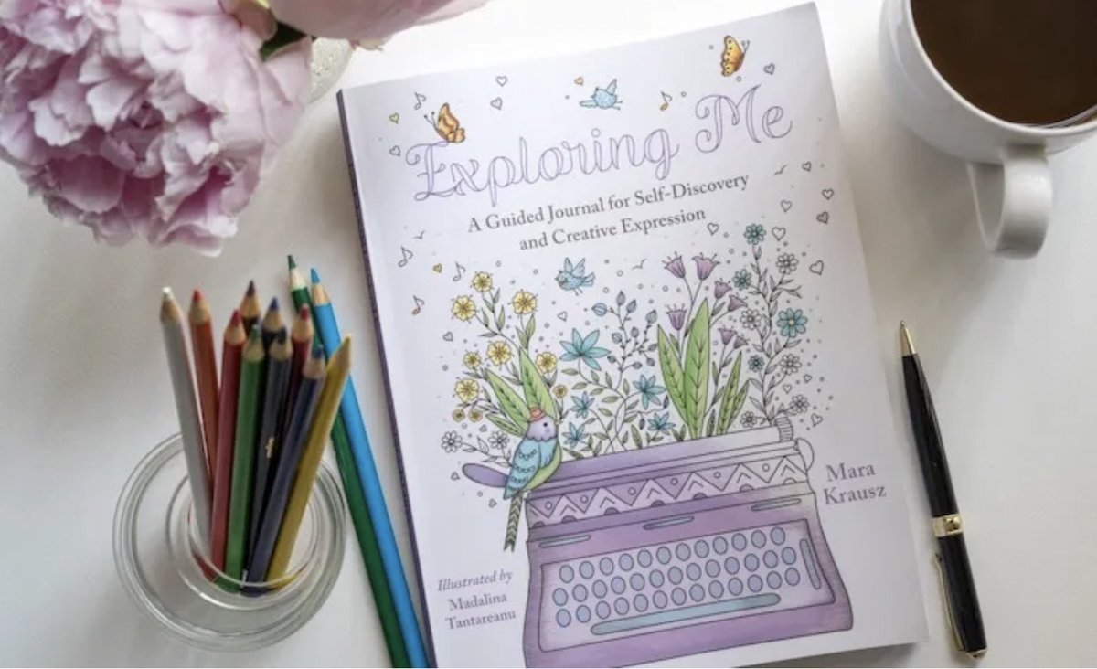 NEW: Gain New Intuitive Insights by Journaling and Coloring. #mindfulness #journaling bit.ly/3ni5iby @mara_writes_