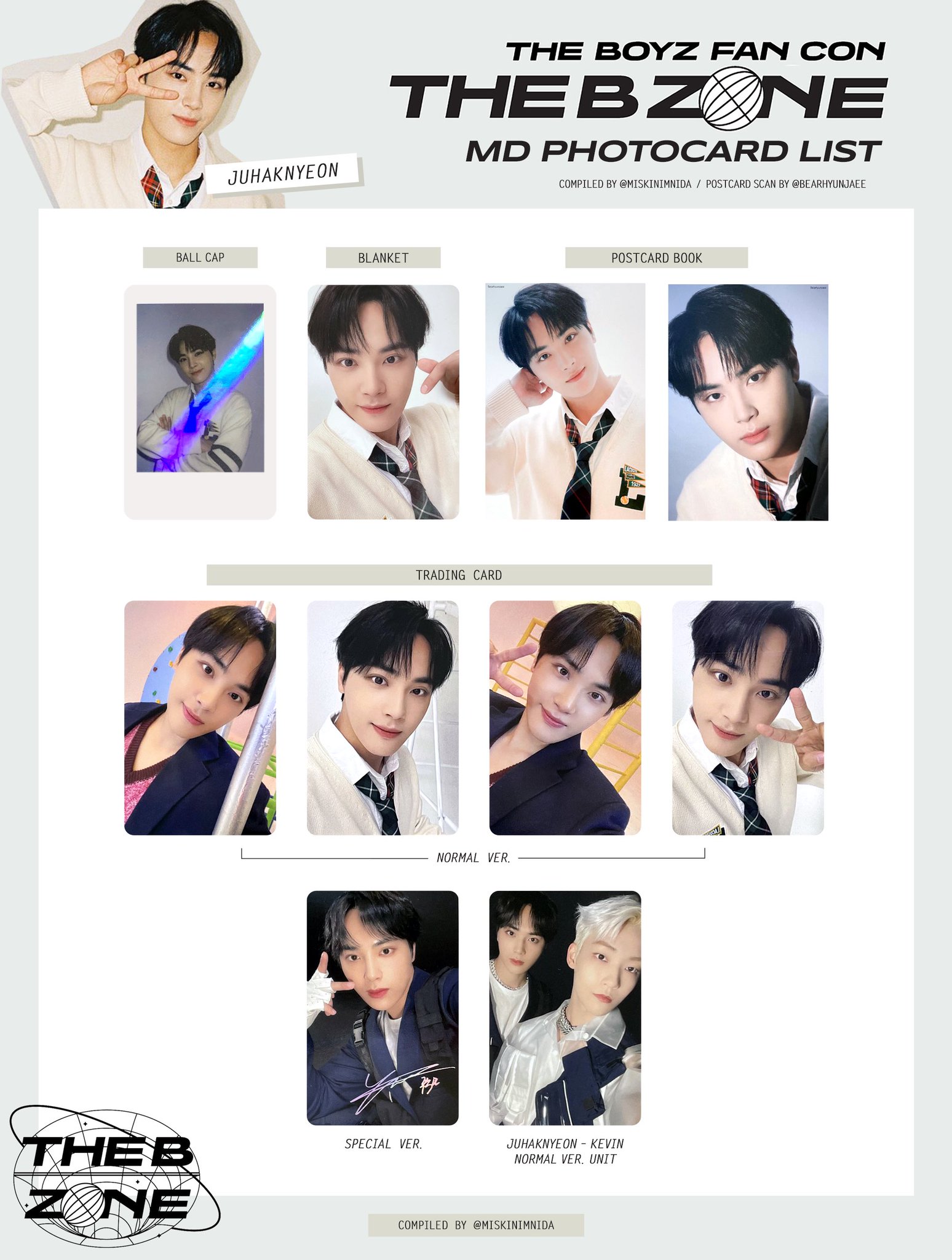 THE BOYZ エリックTHE B LAND ブランケット フォトカード MD THE BOYZ - 2025 FAN-CON 'THE B LAND' Official MD - K PLACE