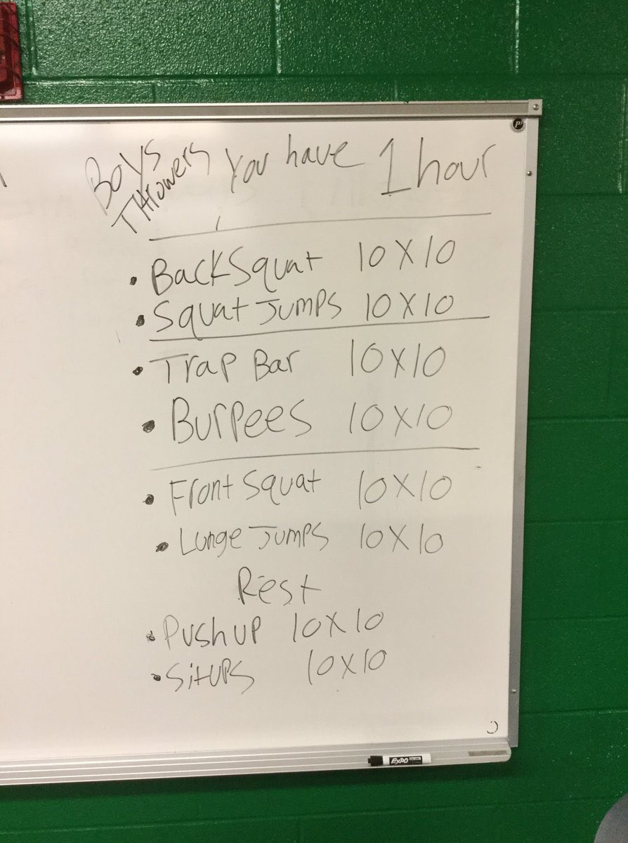 CoachAlanBishop's tweet image. If a high school has a weight room, there should be a certified strength and conditioning coach to oversee it.

The nonsense needs to stop.