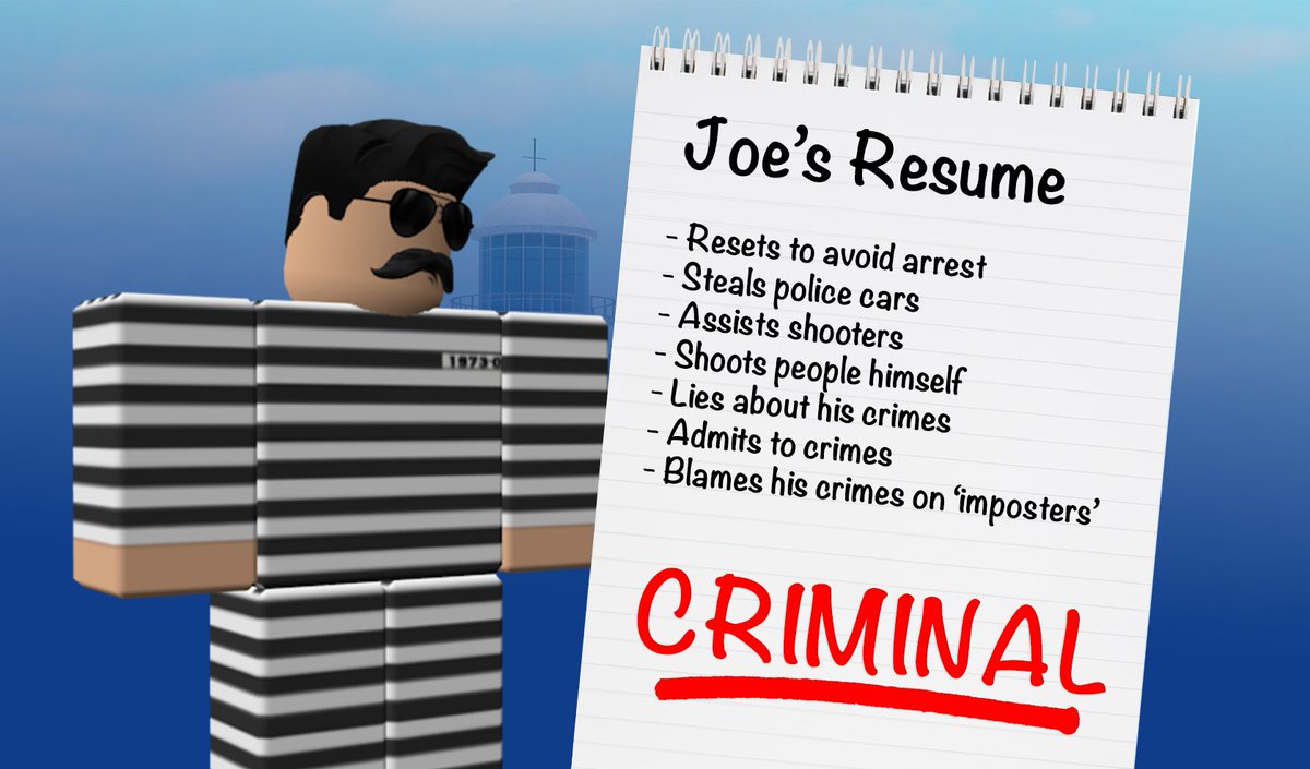 From RTAA to shooting to the denial of evidence pointing to his crimes, JoeTxcker is the criminal that wants to be Prime Minister.