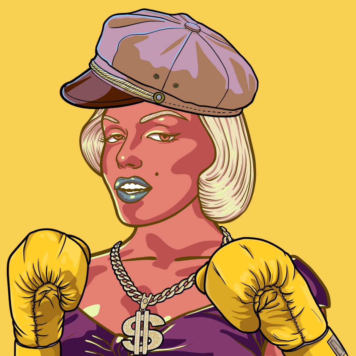 Minted 3 yesterday and woke up to this reveal #MarilynMonroe 💥😊

Good rep of a modern female - making her own money, don't take no BS, and looking 🔥🔥🔥
<a href="/HistoryInNFTs/">Moments In History NFTs</a>