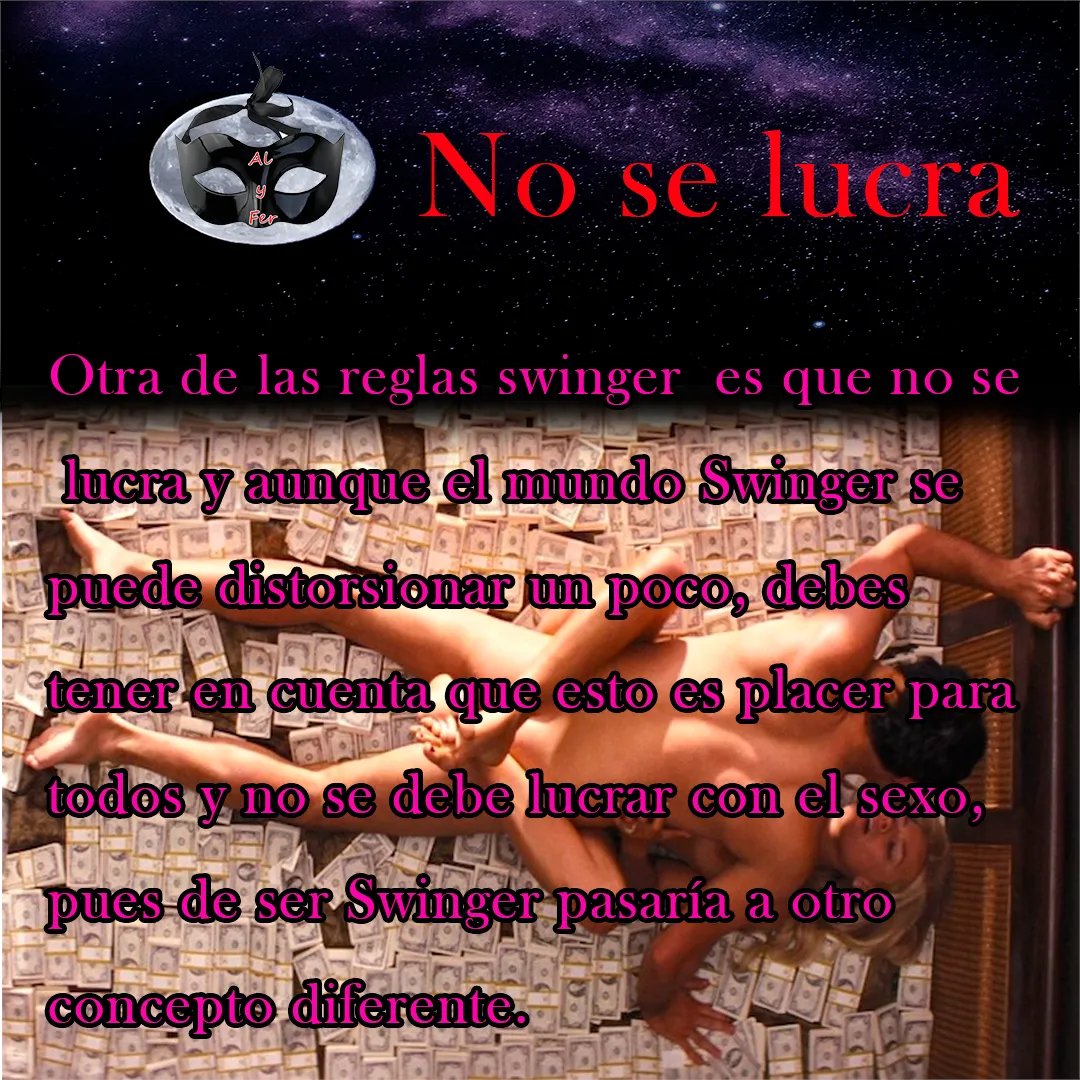 AlyFeUio's tweet photo. Si eres Swinger creo que no , que opinan https://t.co/s3x6YcDPZ8