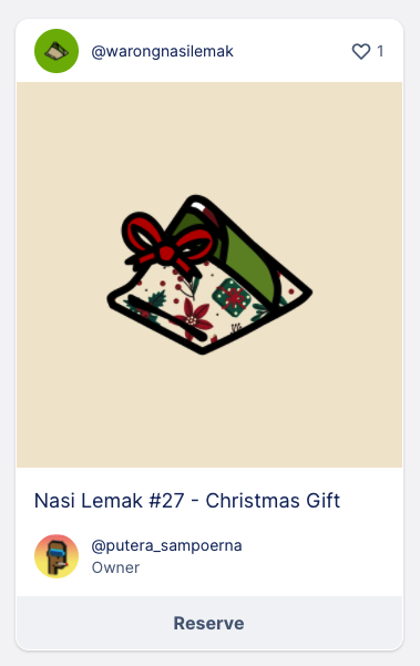 [SOLD]
Terima Kasih putera_sampoerna for buying this.
Have a great start of New Year 🎉❤️