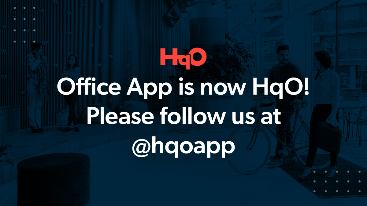 Did you hear the news? About a month ago, Office App joined the <a href="/hqoapp/">HqO</a> family! 

We’re still providing the same great product and services, &amp; we have a lot of exciting updates in store. Follow us at <a href="/hqoapp/">HqO</a> for some new blogs &amp; resources to help improve your employee experience.