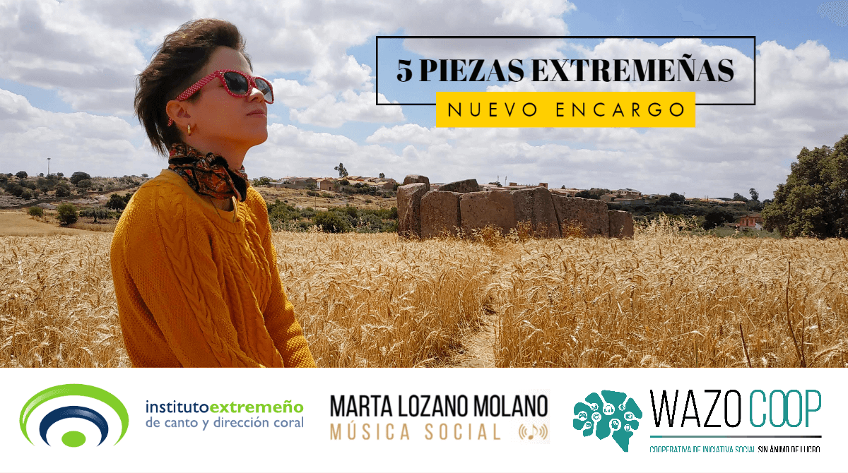 martalmcomposer's tweet photo. 📣 Nuevo encargo del Instituto Extremeño de #Canto y Dirección Coral
#INDICCEX me ha encargado la #composición de 5 piezas musicales para dos voces y #piano a partir del patrimonio cultural de #Extremadura
https://t.co/gEzYaSYylw https://t.co/FGouyhtepu