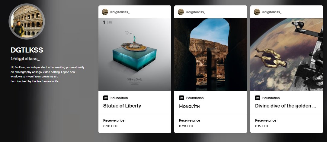 Hello, I back..They are still waiting for the first sale 👇
#nftcollector #NFTcollectibles #nftcollectors #nftart  #NFTshill #NFTdrop #digitalart  #cryptoart #opensea #rarible #Foundation #NFTs #NFTartist #NFTCommunity #Ethereum foundation.app/@digitalkiss_