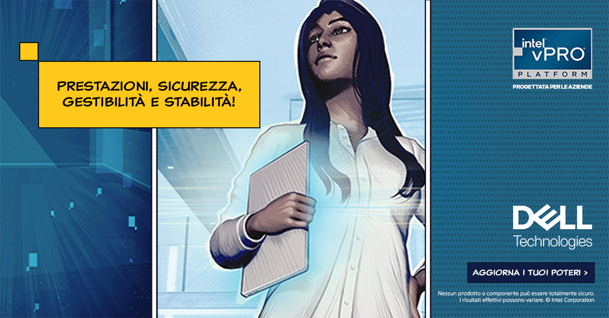 Sistemi Dell Latitude Serie 9000 con piattaforma Intel® Evo™ vPro®: ultra-reattivi per ridurre i tempi di attesa e aumentare la produttività.

Scopri di più: project.it/landing-pages/…