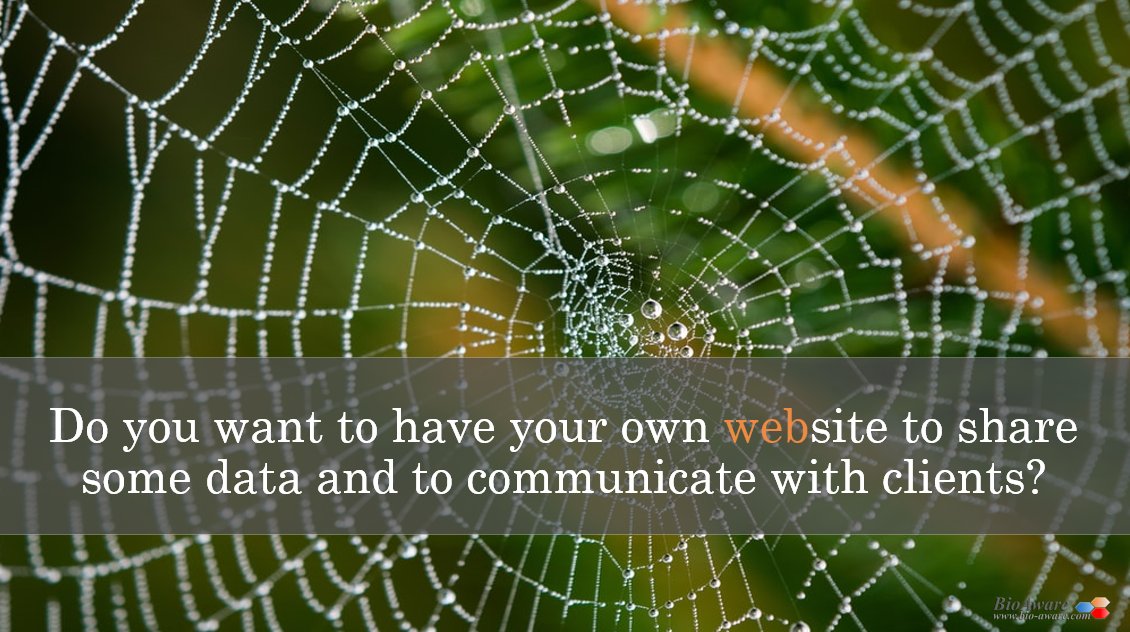 Bio_Aware's tweet image. Do you collect information, and do you wish to share it with others?

You can create your own website with BioloMICS, some examples are shown below:

MIRRI: mirri.org @MIRRI_live 
Westerdijk Institute: wi.knaw.nl @_Westerdijk_ 

bio-aware.com