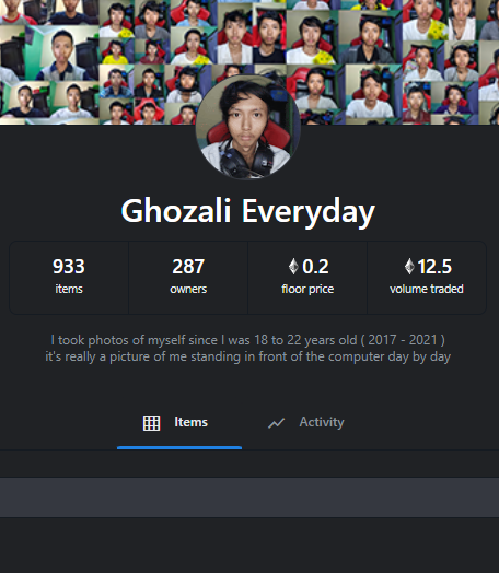 A bunch of people are apeing into Ghozali Everyday - an art project by a kid in Indonesia who takes daily pictures.

Floor went from 0.01 - 0.2 and is causing congestion in the Polygon Network. Why? How? 🤷‍♀️ but this kid is about to have his life changed by degens and I love it
