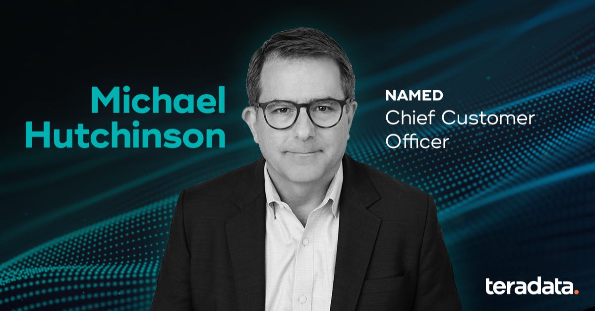 illogicaldata's tweet photo. Great news - after joining @Teradata in 2021 we are proud to announce Michael Hutchinson as new Chief Customer Officer: https://t.co/f5FH0q3uEj https://t.co/DG4MVNJUy0