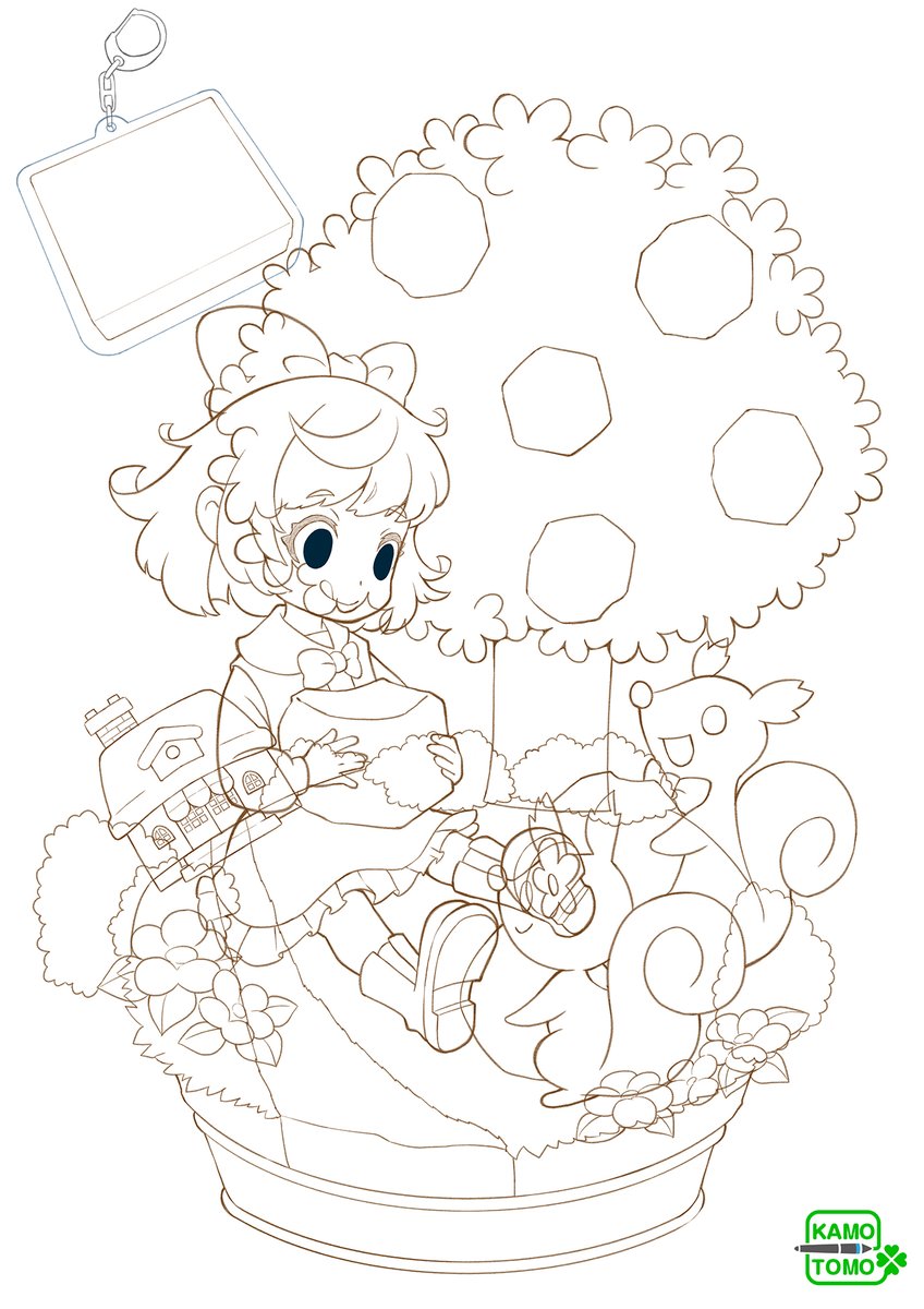 先日のパイの実イラストの制作過程です。
実際のパッケージを一週間ほど机に飾りつつ、にらめっこしながら描いてました( ⊙᎑⊙ )
1.ラフ
2.線画
3.ベタ
4.影入れ等
その後、さらに細かい描き込みをして仕上げたのが引用元のイラストになります!
#イラスト 
#メイキング https://t.co/rdzQVRXmvu 