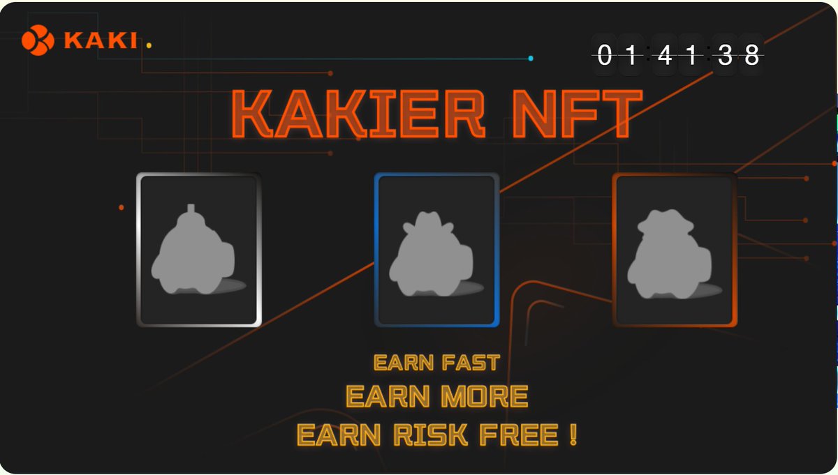 kakiprotocol's tweet photo. KAKIER NFT Launching COUNTDOWN ! ! !
@nftbmarket @Arche_Network @TreasurelandNFT @starpunk_io 

Are you READY ? !
🤑🤑🤑 https://t.co/BRu39ib9Is