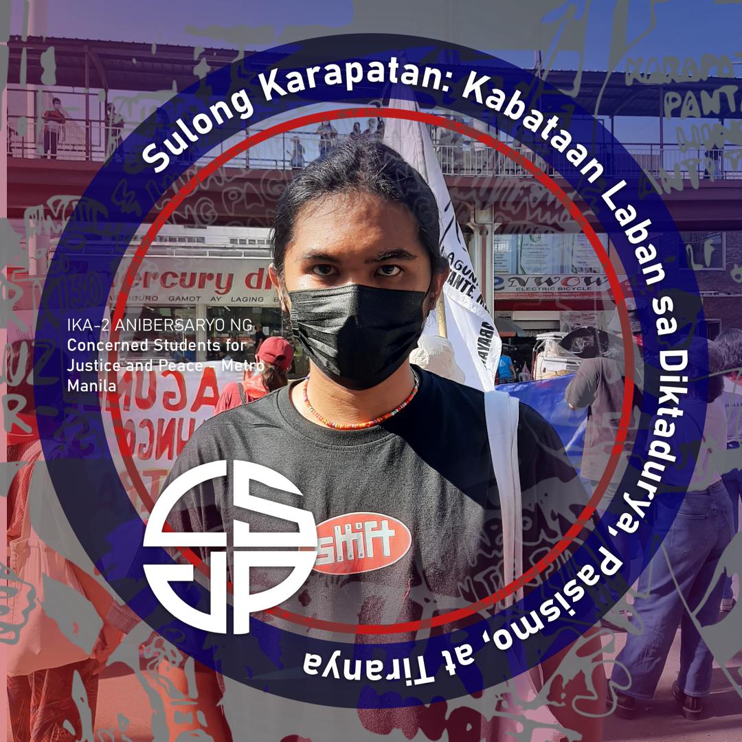 agitnaemman's tweet photo. HAPPY ANNIB, @CSJPMetroManila 🥳
First of all, bakit ang ganda ko hahaha jk. Basta ayon, stay strong bhie at patuloy na ipaglaban ang karapatan karapatan ng kabataan, estudyante at buong mamamayan.
#CSJPMM2nd
#DefendHumanRights
#JoinCSJP https://t.co/HE3TKyCz11
