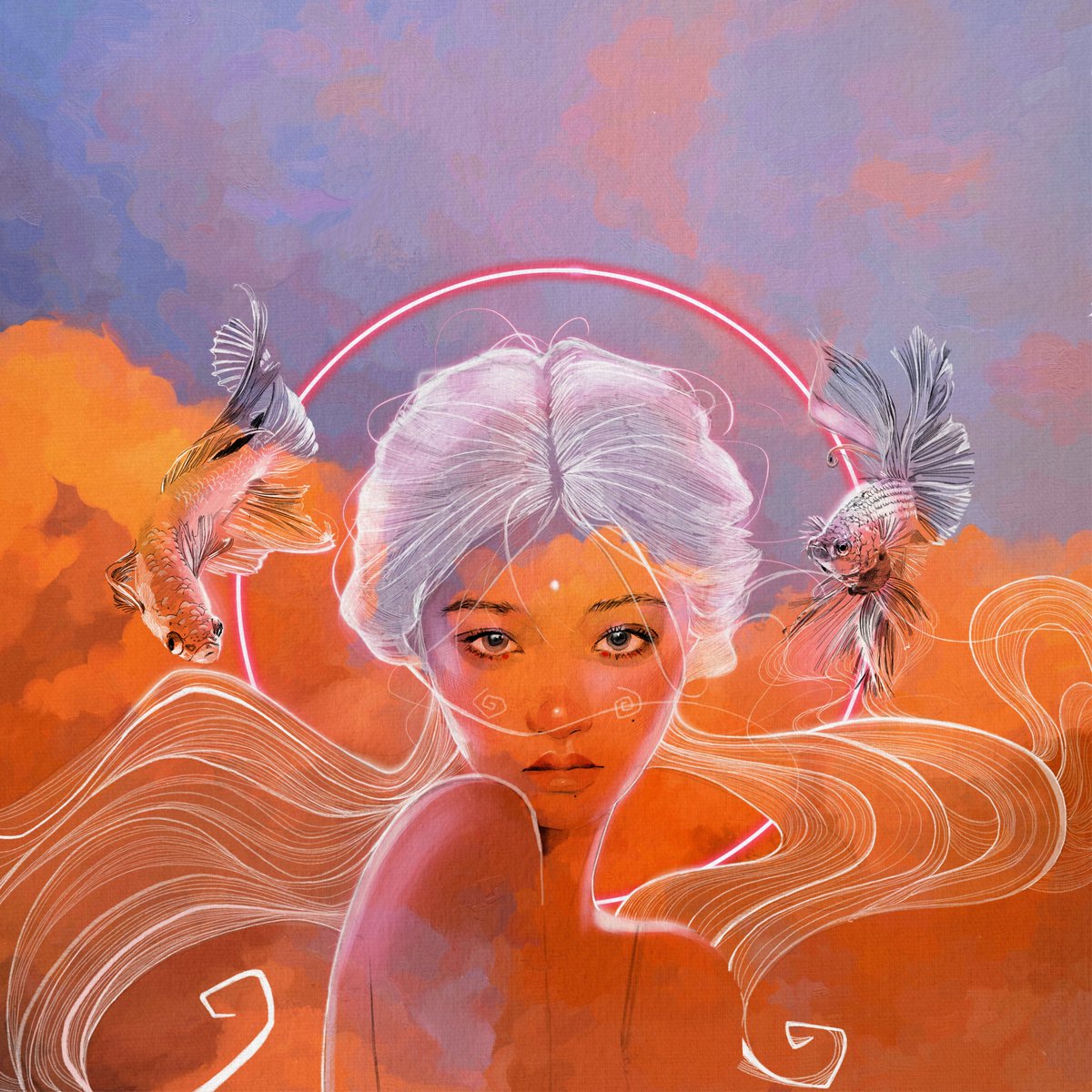 Gm Fam!! 
So excited to announce that I´ve just dropped my first piece of 2022 "BETTA". Edition 1/1 available on  @withFND 🧡💜
I really hope you like it so she can find a new home!!

#NFTartists #NFTCommunity #nftcollector 

 foundation.app/@titomerello/~…