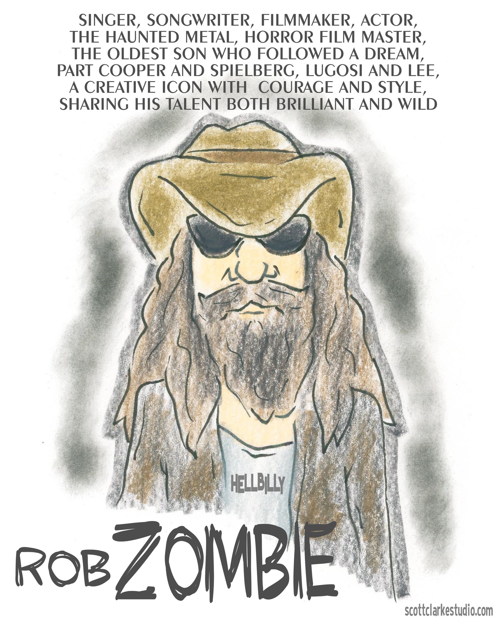  HAPPY BIRTHDAY Rob Zombie-toon! 