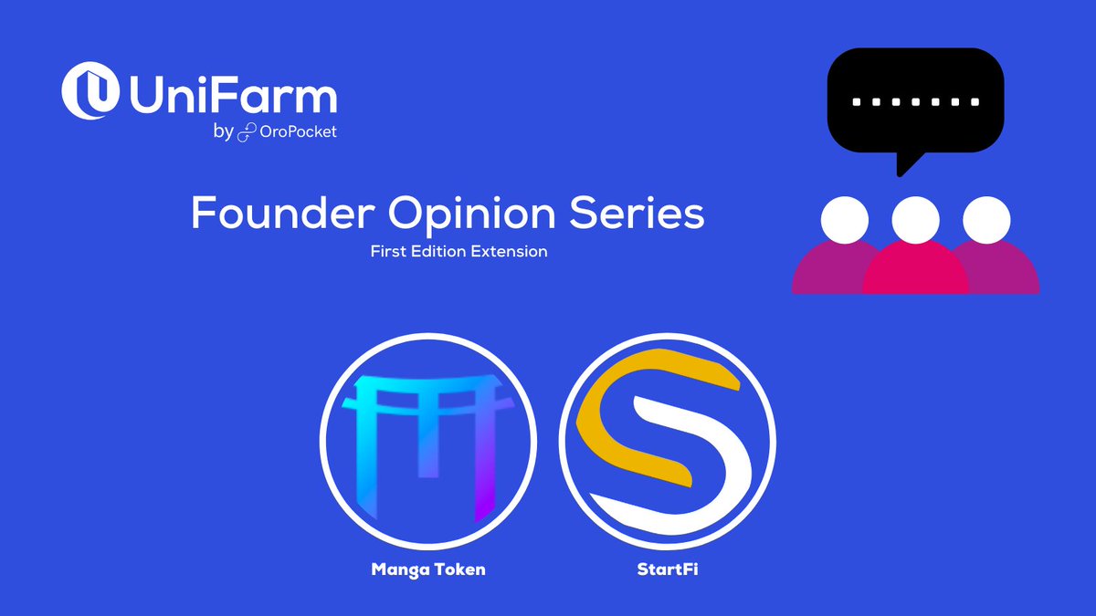 Hey #MangaArmy! We are thrilled to bring to you an extension of the debut UniFarm Founder Opinion Series: Manga Token and StartFi 

blog.unifarm.co/founder-opinio…

$MANGA #Manga #MangaToken #Fadeawaybunny #NFTs #ETH #Ethereum #BSCGem #BSCGems