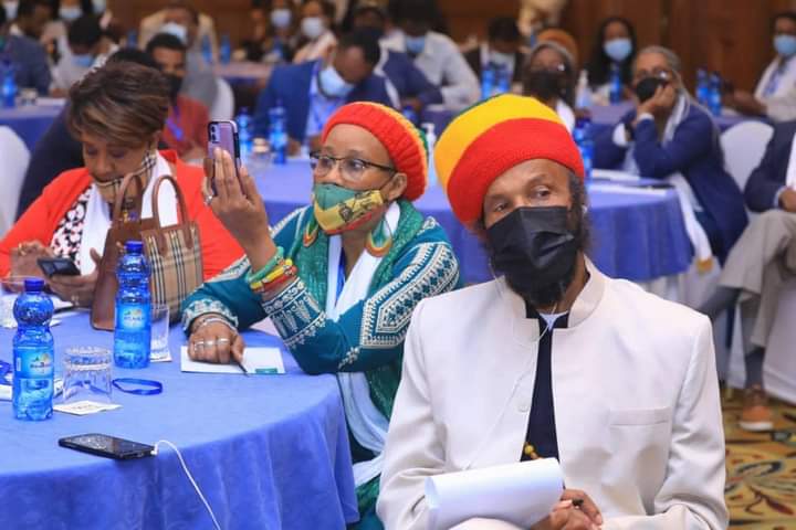 woreda10's tweet photo. The @DiasporaAgency &amp; @mfaethiopia have held a symposium on Pan-Africanism.
In a keynote speech, State Minister Ambassador @birtukanayano said changes in leadership in #Ethiopia have never changed Ethiopia's commitment and loyalty to African causes.
#NoMore https://t.co/VEdNgekbHV