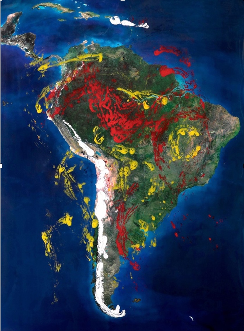 South America, mixed media on canvas (Marea Restaurant Collection, NYC).
#nasserazam #contemporaryart #contemporaryartist #artist #restaurantart #southamerica #oiloncanvas #abstractart #art #fineart #primarycolours #spacemap #artprocess