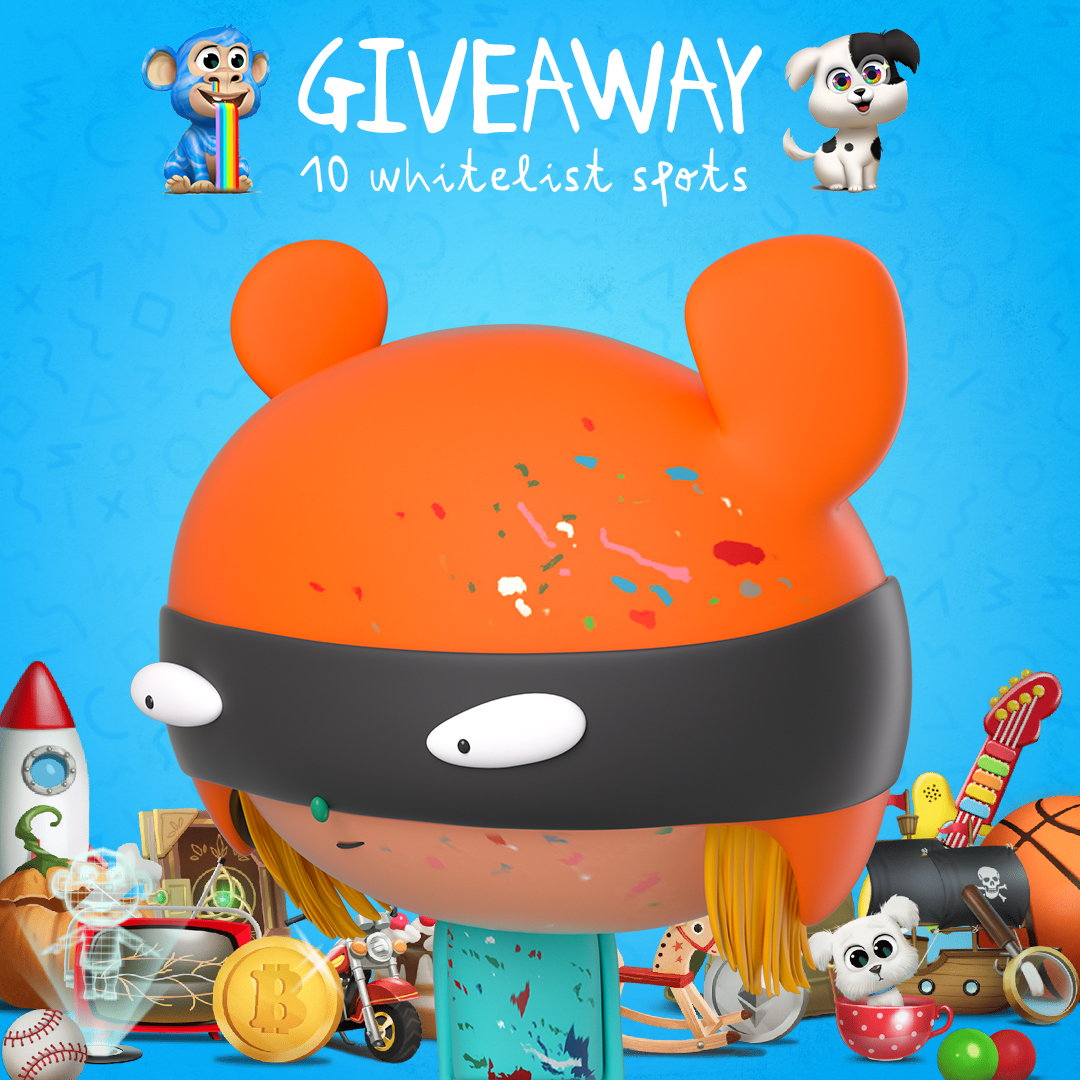 Ape Kids Club (@apekidsclub) on Twitter photo Hi all!
We’re giving away 10 WL spots from <a href="/LilHeroesNFT/">Lil' Heroes by Edgar Plans</a> to our Twitter followers!
Winners will be announced in 48 hrs!
To enter:
1. Follow both <a href="/ApeKidsClub/">Ape Kids Club</a> & <a href="/LilHeroesNFT/">Lil' Heroes by Edgar Plans</a>
2. Like, Retweet
3. Tag 3 friends
#AKC #ApeKidsClub #NFT #NFTs #WLGiveaways Hi all!
We’re giving away 10 WL spots from <a href="/LilHeroesNFT/">Lil' Heroes by Edgar Plans</a> to our Twitter followers!
Winners will be announced in 48 hrs!
To enter:
1. Follow both <a href="/ApeKidsClub/">Ape Kids Club</a> & <a href="/LilHeroesNFT/">Lil' Heroes by Edgar Plans</a>
2. Like, Retweet
3. Tag 3 friends
#AKC #ApeKidsClub #NFT #NFTs #WLGiveaways
