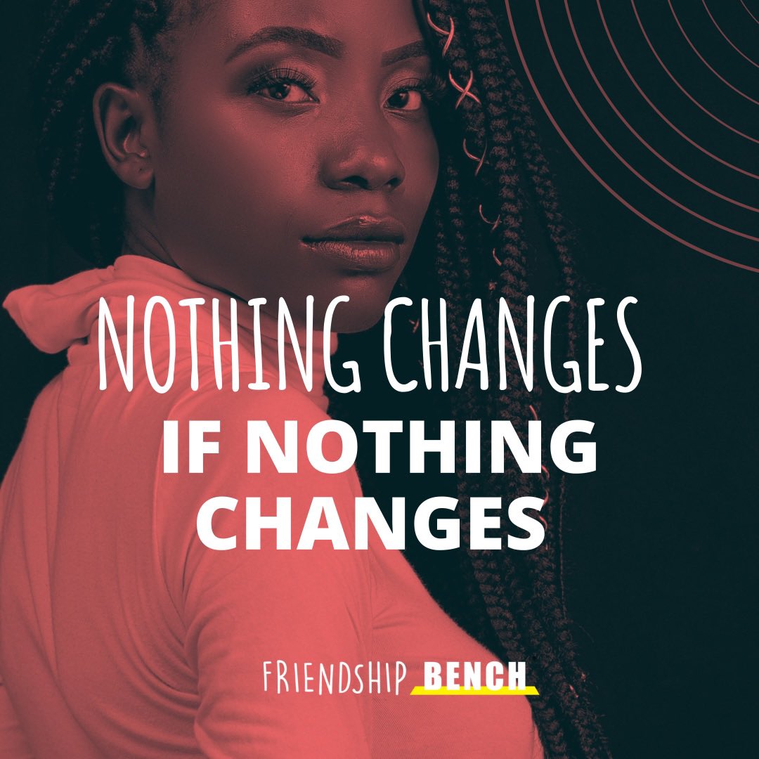 friendshipbench's tweet photo. Be the self discovered change maker of your life. No one knows you better than yourself, remember this, listen to your instincts 💛 #MentalHealth #Zimbabweans https://t.co/VoHQCEVIRV
