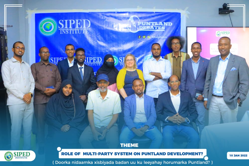 TIDES76's tweet photo. TIDES Program Manager and DHHR Program Officer moderated a high-level forum on the role of the "Multi-Party System on Puntland Development"The Event was attended by the Sweden Liberal party delegation.  
@SwedeninSomalia @SwedAmbSomalia @DiakoniaSomalia @SIPED https://t.co/7RmkAJzSnJ