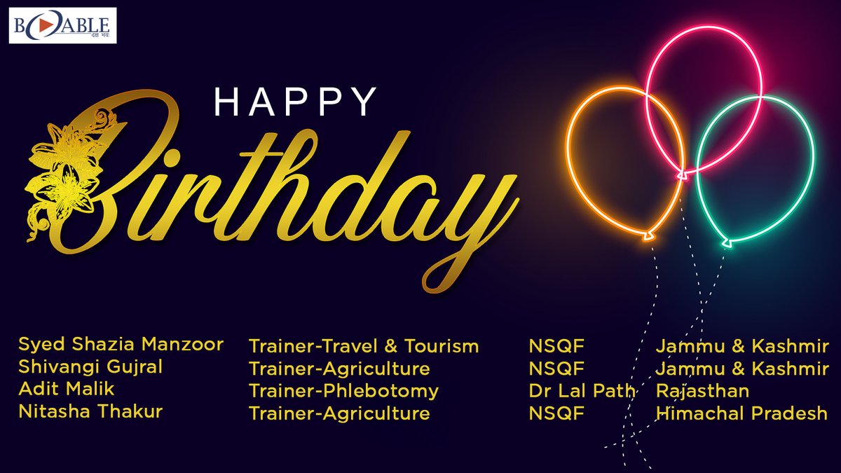 BABLEINDIA's tweet photo. "Wishing you a great birthday and a memorable year. From all of us."

#HappyBirthday https://t.co/J1Y7qCUeDk