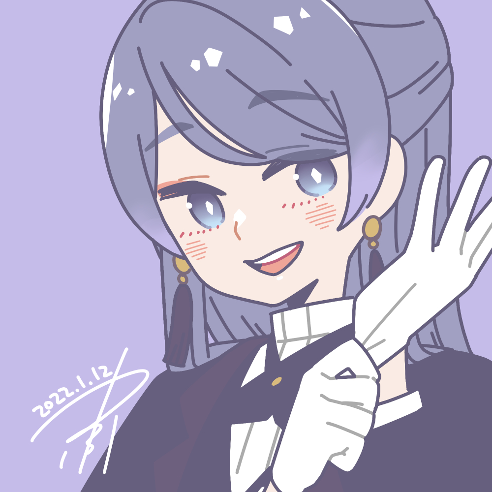 「執事な弦月さん。
#上弦画 」|一束：イラスト＆Live2Dのイラスト