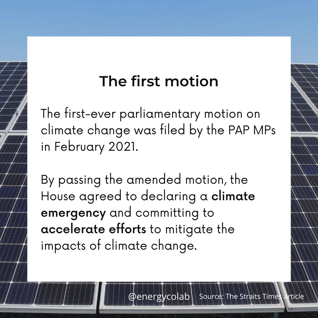 energycolab's tweet photo. Notes on @PAPSingapore's second climate change motion. The Jan 12th parliamentary hearing will be livestreamed at 2:30pm SGT https://t.co/FjOweHiFQq https://t.co/oa9wgpPOR2