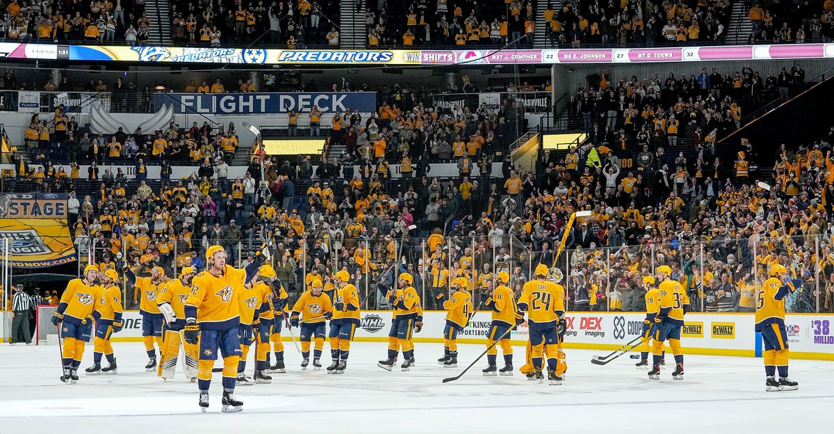 It's good to be home. #Preds