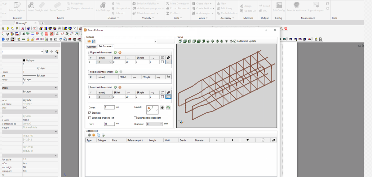 iTheses's tweet photo. The latest version of AutoBeco - our parametric design tool for structural precast beams and columns - now contains new functions to easily define new types of cage ends.

#autobeco #structural #precast #beams #columns #cages https://t.co/GzYuHfT1T2