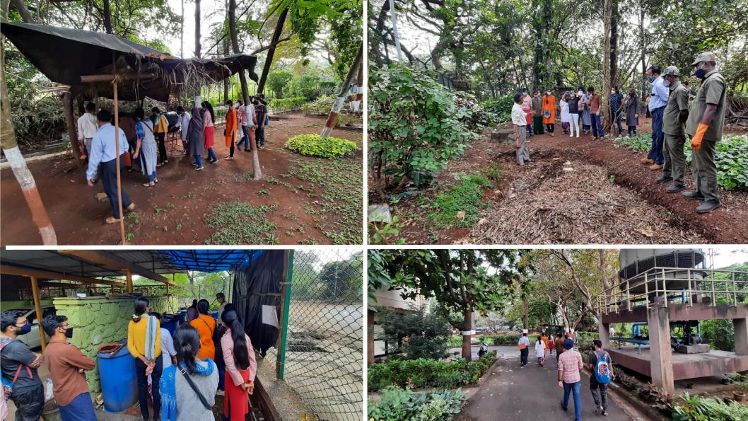 We recently had a walking tour on our campus to showcase the multiple methods of #composting systems we have: vertical perforated drums, horizontal rolling drums, pit and heap methods. #environment #zerowaste #compost #education #sustainability #foodwaste #WasteManagement