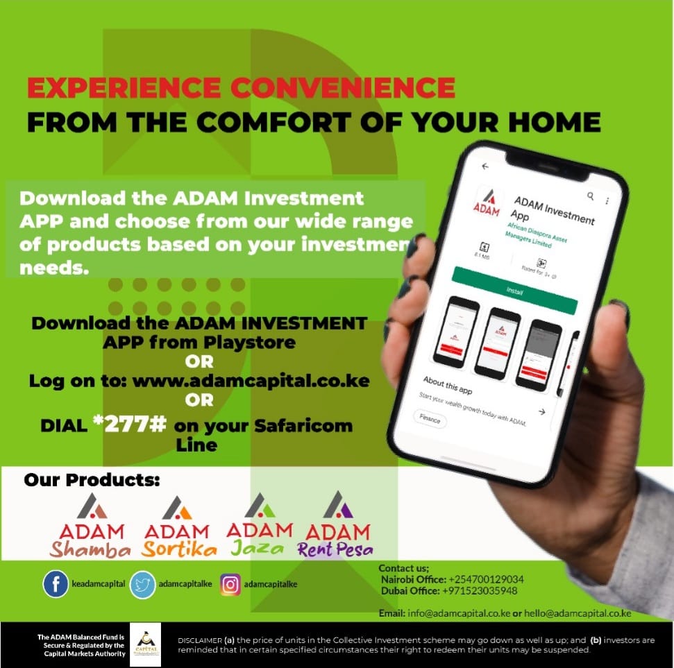 PeterKariukiKE's tweet photo. The Adam Income Fund is suitable for low-risk investors seeking a regular income from their investment periodically, ideally after a 2 – 3 year period. 

#AdamCapitalApp https://t.co/8s3Ze0ENWD