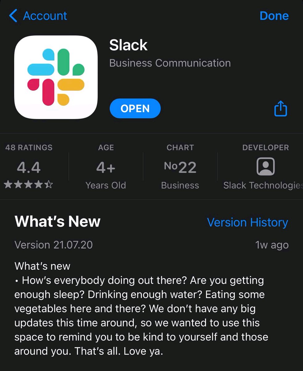 pascal_bornet's tweet photo. This is brilliant! Whoever wrote this at @SlackHQ deserves a bonus 🙏🏼

@sebbourguignon @alvinfoo @KirkDBorne @FrRonconi @UniverCurious @TechAmazing @Paula_Piccard @ronald_vanloon @jblefevre60 @evankirstel @mvollmer1 @HeinzvHoenen @haroldsinnott @YuHelenYu @spirosmargaris https://t.co/3Y4VU5gmqt