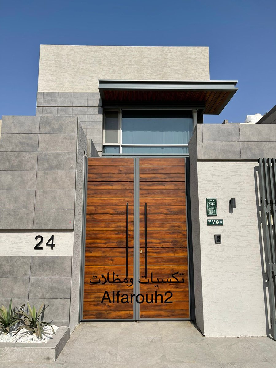 تركيب HPL على الابواب الخارجية   مع الضمان على الاعمال