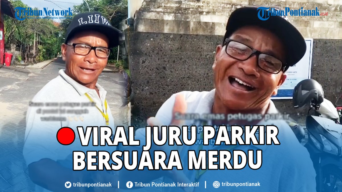 tribunpontianak's tweet photo. ☑️Seorang pria yang berprofesi sebagai juru parkir, baru-baru ini telah menjadi viral di media sosial. Lantaran memiliki suara yang merdu saat bernyanyi.

Video Lengkapnya:
https://t.co/jk5efca8d9

#Viral #Pria #Bersuara #Merdu #Bernyayi #Tibor Rabu Billboard https://t.co/CRC5ZPx7Yx