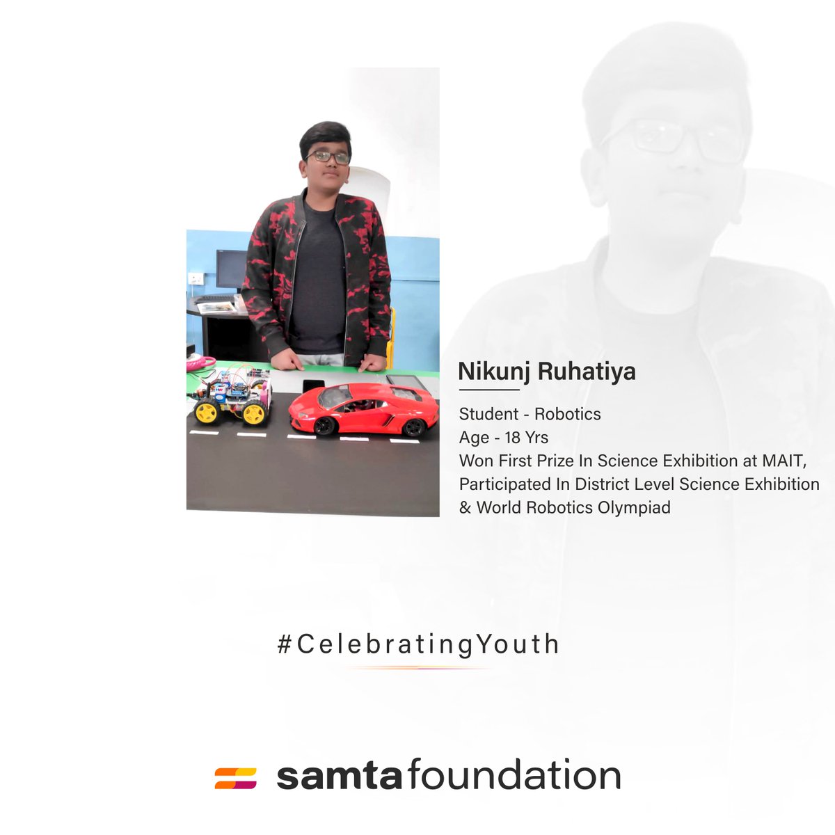 This National Youth Day, we promise to continue identifying, nurturing and grooming the young talents to help them realise their dreams.

#NationalYouthDay #CelebratingYouth #SwamiVivekanandaJayanti #SamtaGroup #SamtaFoundation