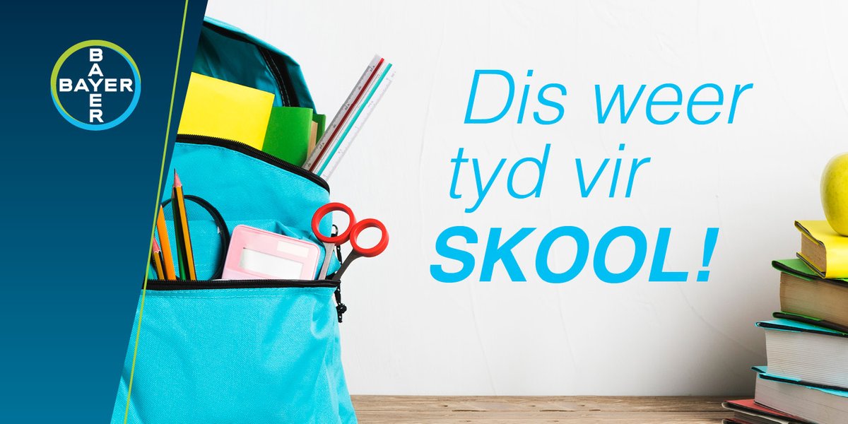 ’n Geseënde eerste skooldag aan al die kinders wat vandag terugkeer na die skoolbanke.