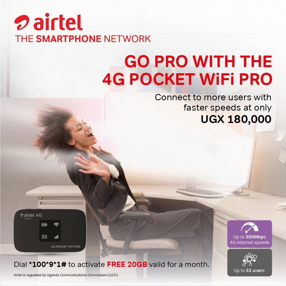 Fynst_Stalker's tweet photo. With 20GB free of data, the PRO 4G pocket wifi is literally going for 130k.

Enjoy sleek network connections with the smart phone network. https://t.co/ArVih6pgQO