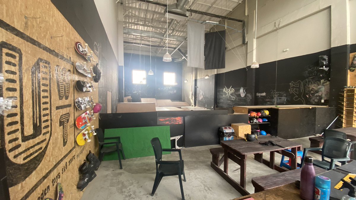 Back to school today, which means I am sitting in my empty skate park. I miss my cray kids already