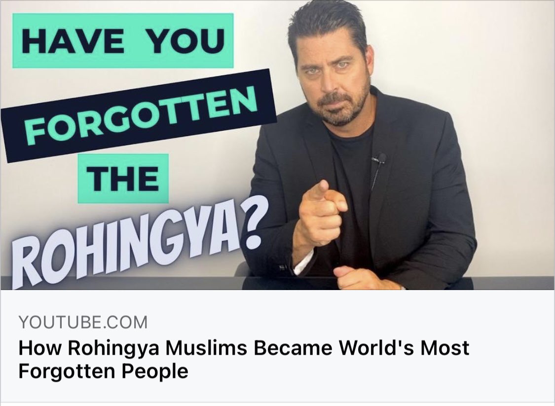 (NEW): One million Rohingya genocide survivors are in urgent need of international action.

Watch new <a href="/CJWerlemanShow/">The CJ Werleman Show</a> episode here: ➡️ youtu.be/Q3rxTtVPYGc