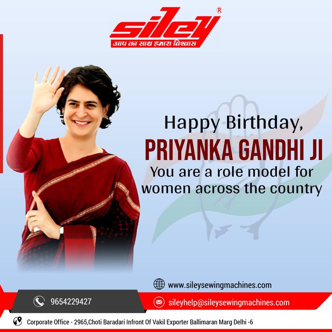 Happy birthday Priyanka Gandhi ji 