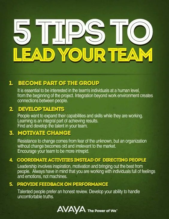 BishalBaruabd's tweet photo. Lead your team efficiently for better results🙂
#leadership #leadtheteam https://t.co/5zNkRpJlAw