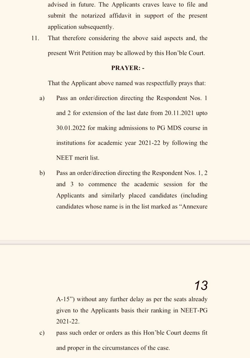 advocate_tanvi's tweet photo. NEET-MDS candidates approach SC to consider seats allocated to them in the State of Karnataka as valid.Delay by State in releasing counselling schedule should not hamper their career Seats allocated as per merits. They r victim of circumstances @LiveLawIndia @barandbench https://t.co/PcloZBB8Sl