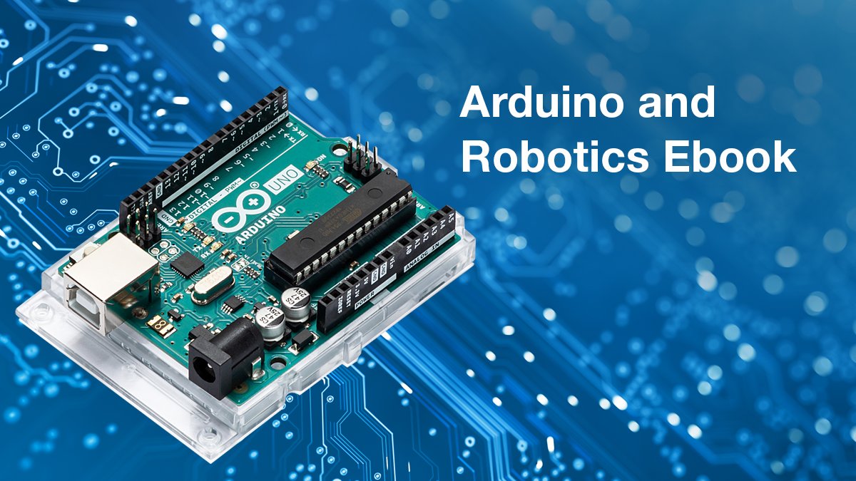 element14_Avnet's tweet image. 📗 NEW eBOOK! Our @E14Community's latest eBook discusses using #ArduinoforRobotics, including the hardware and interfaces, programming an @Arduino, some example #roboticsprojects, and more! Download here: bit.ly/3r0HxG6