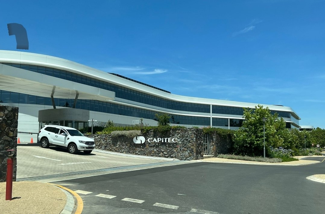 AIMhonesty's tweet photo. The @viceroyresearch groundwork has been completed, allowing for cheeky visit @CapitecBankSA. @UnathiKamlana has some compromising questions to answer. The @FSCA_ZA apparently had conviction in their findings but is sadly lacking in substance. #AlternateFact #Kamlana needs firing https://t.co/yEadLMYBiX