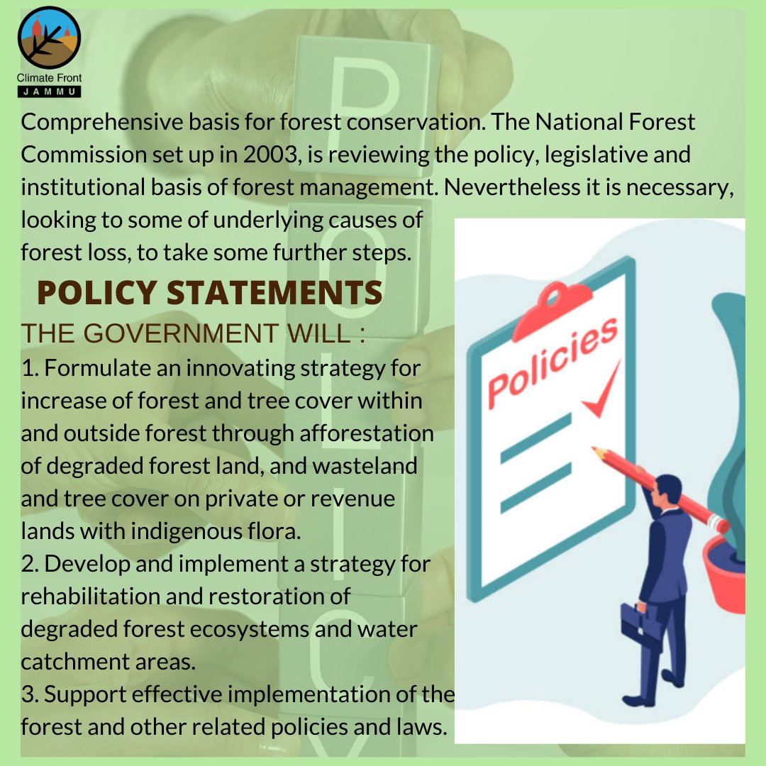 ClimateFrontJMU's tweet photo. Despite all the words and promises, and the changing of governments, no strict police have been enacted to date. We need a strict environmental policy so that we can overcome what we've almost lost!

-------------------------------

Written by: Mr. Dhar
Designed by: Rohini Sharma https://t.co/amSgySj0zF