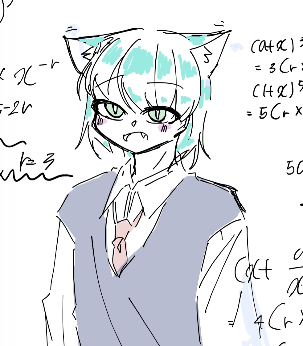 wnite_'s tweet image. 최애그리기 #렌치 #티푸