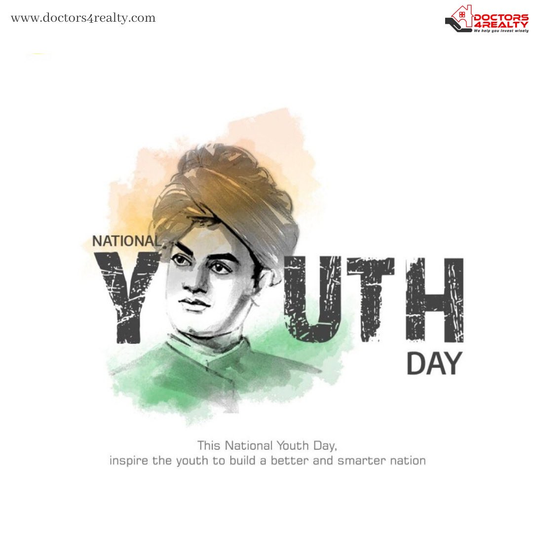 doctors4realty's tweet photo. Let's celebrate the teaching of Swami Vivekananda on this beautiful occasion of National Youth Day!

#realestate #realty #consultancy #realestatenoida #noida #investmentproperty #realestatedubai #india #realestateinvesting #greatvalue #greatreturns #d4r #doctors4realty https://t.co/suh71I1dvF